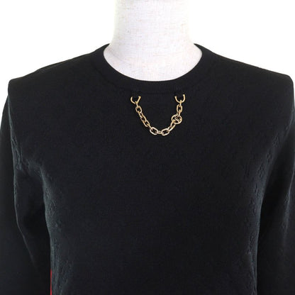 Louis Vuitton 1a9z3e 65% Silk Monogram With LV Circle Logo Chain Embossed