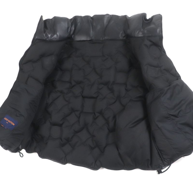 Louis Vuitton Hhl84w Monogram Boyhood Puffa Cowhide Leather Double Zip Up