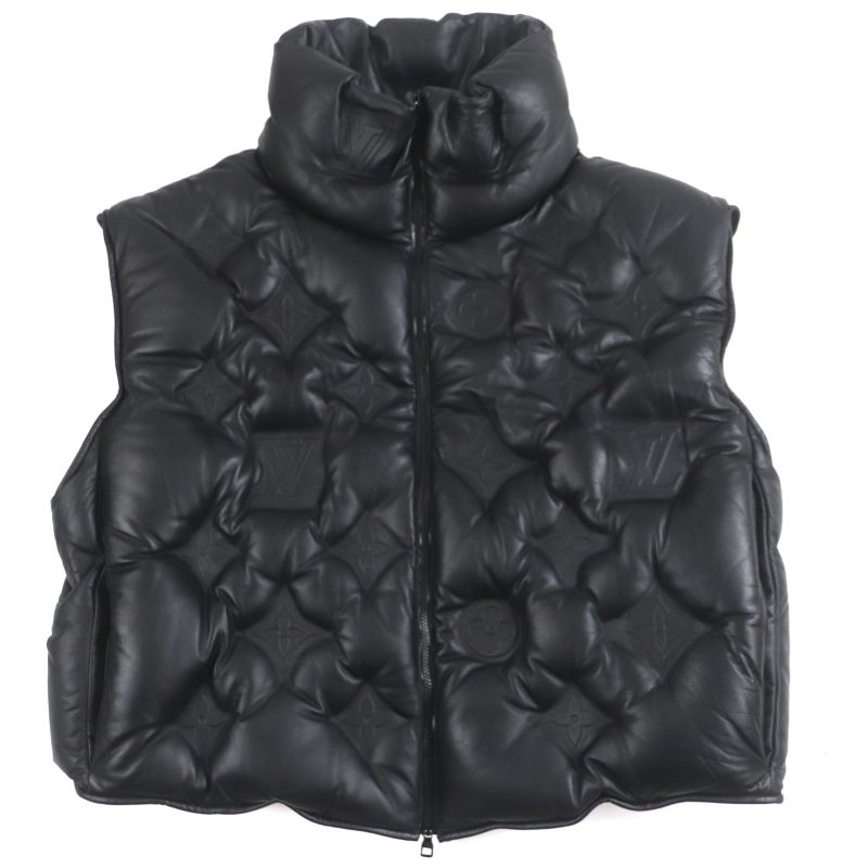 Louis Vuitton Hhl84w Monogram Boyhood Puffa Cowhide Leather Double Zip Up