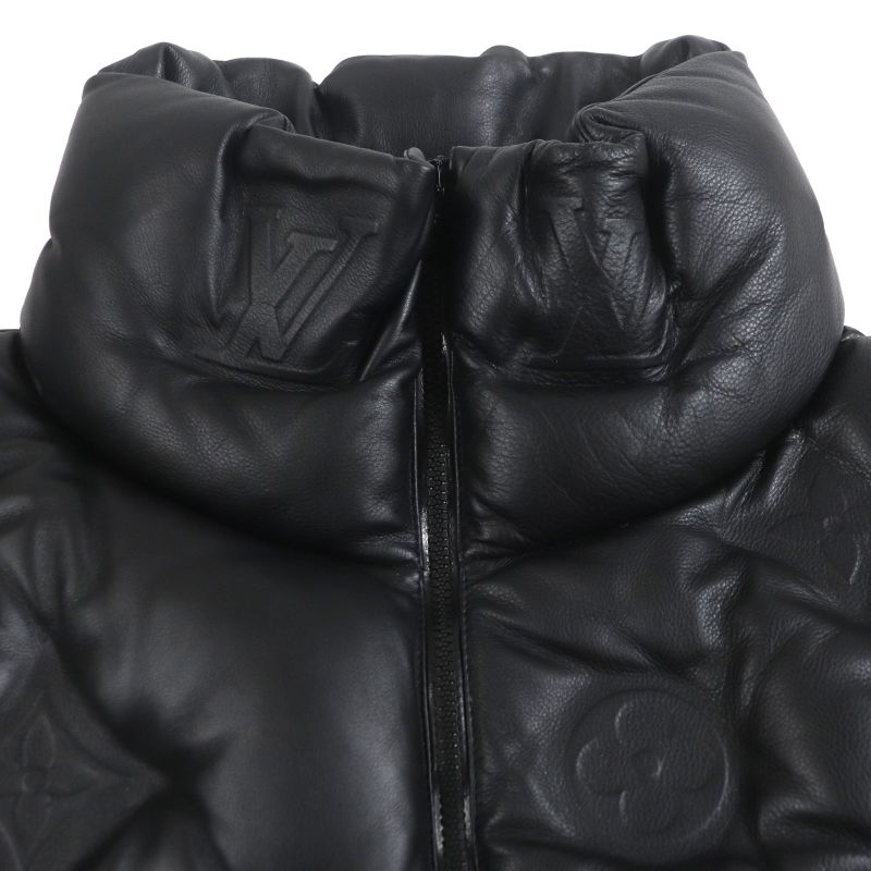 Louis Vuitton Hhl84w Monogram Boyhood Puffa Cowhide Leather Double Zip Up
