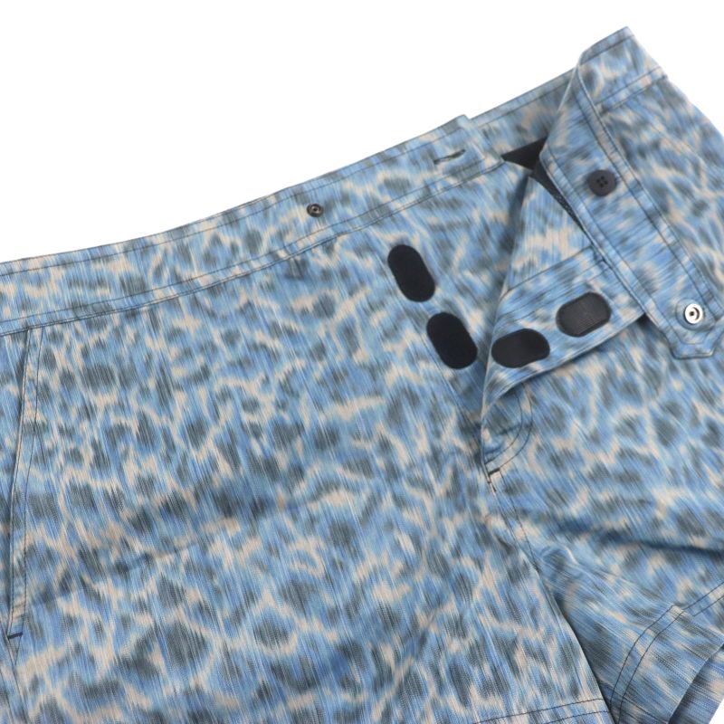  DIOR Homme 293b102a5619 Leopard Print Swimwear Swim Shorts Blue M Storage