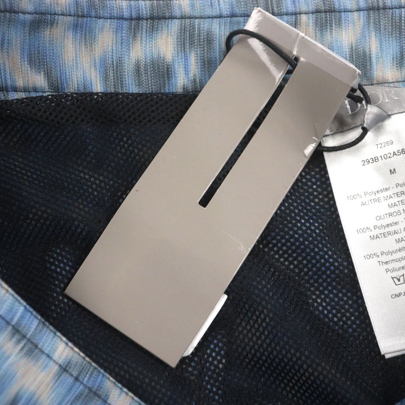  DIOR Homme 293b102a5619 Leopard Print Swimwear Swim Shorts Blue M Storage