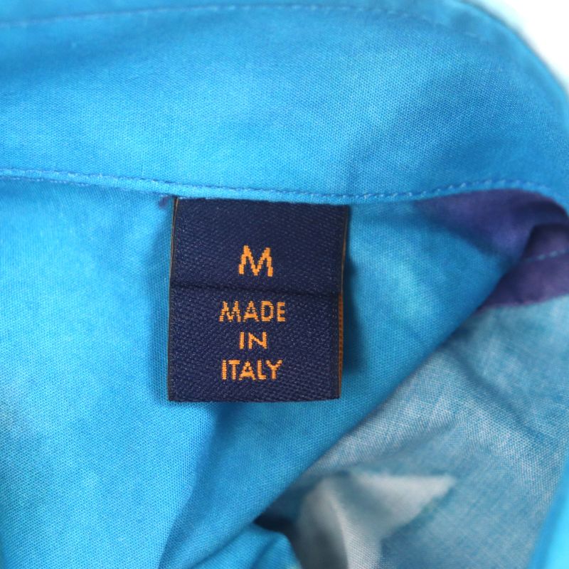  Louis Vuitton 23AW 100% Cotton Damier Painted Printed Short Sleeved Shirt