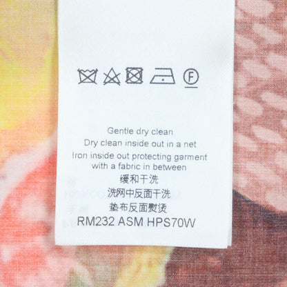  Louis Vuitton 23AW 100% Cotton Damier Painted Printed Short Sleeved Shirt