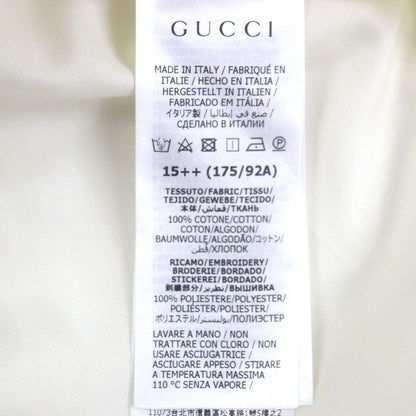  Gucci 740694 100% Cotton GG Marmont Embroidery Long Sleeve Long Sleeve Shirt