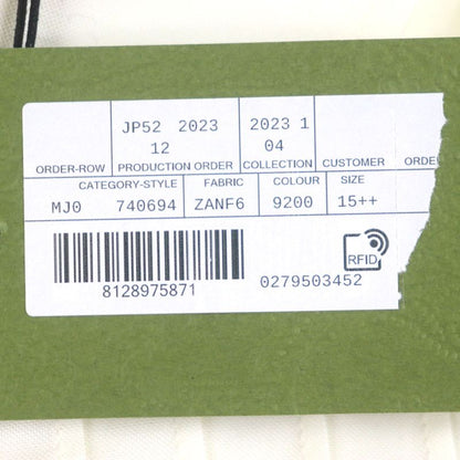  Gucci 740694 100% Cotton GG Marmont Embroidery Long Sleeve Long Sleeve Shirt