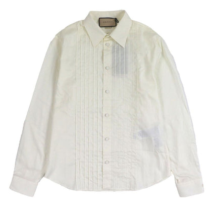  Gucci 740694 100% Cotton GG Marmont Embroidery Long Sleeve Long Sleeve Shirt