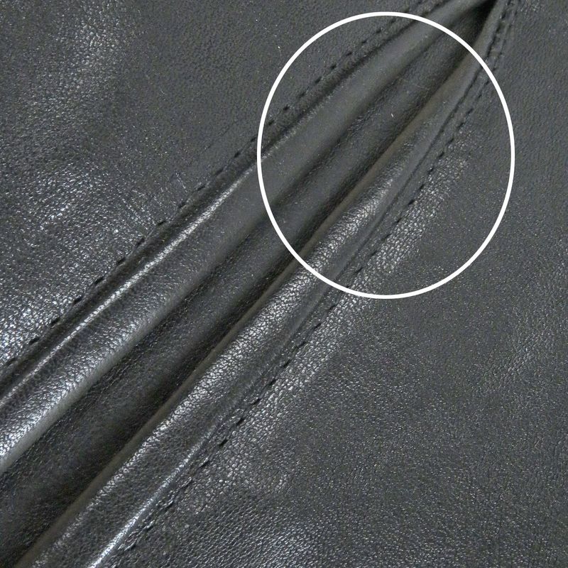 Prada 23SS Upw455 Triangle Logo Calfskin Bomber Jacket Blouson Jacket Charcoal