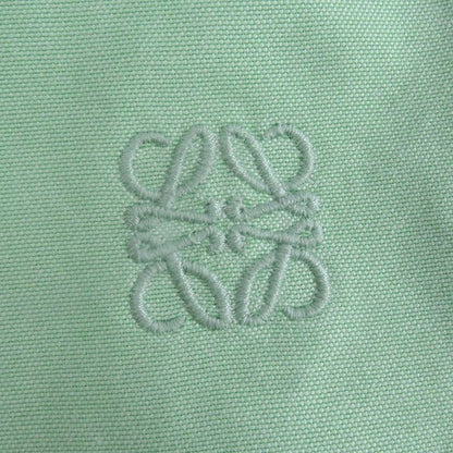 LOEWE H526y05x71 100% Cotton Anagram Embroidery Logo Embroidery Button Down