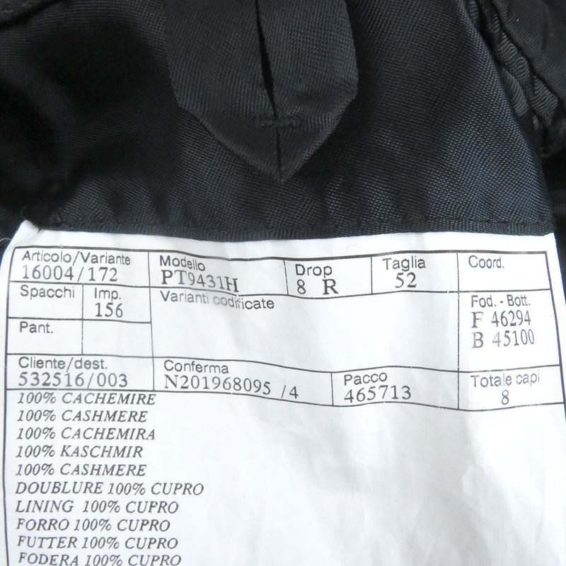 Hermes 19AW 100% Cashmere Worn On Runway Dragon Buttons Part Lamb Leather