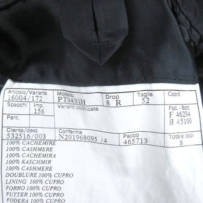 Hermes 19AW 100% Cashmere Worn On Runway Dragon Buttons Part Lamb Leather