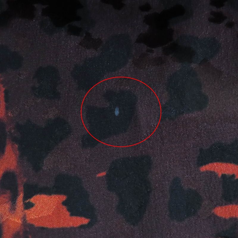 Hermes 100% Silk Leopard Print Long Sleeves Long Dress Orange Black 36 Made In