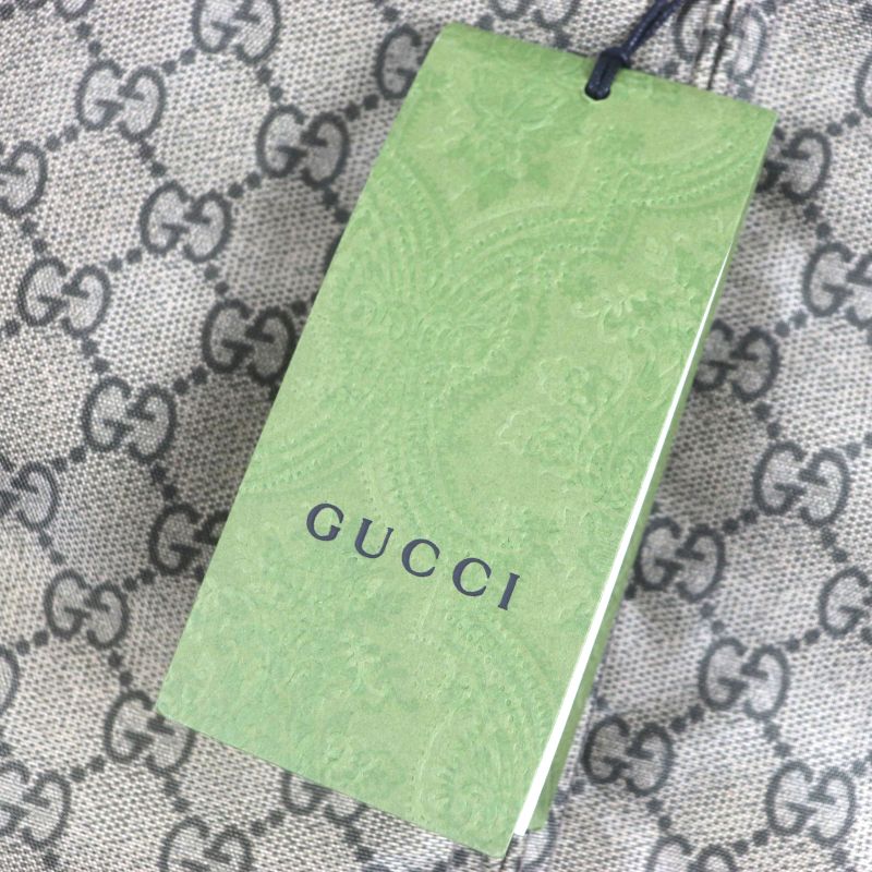 Gucci 2023 741011 Teddy Bear Back Print GG Allover Double Zip Up Nylon Jacket