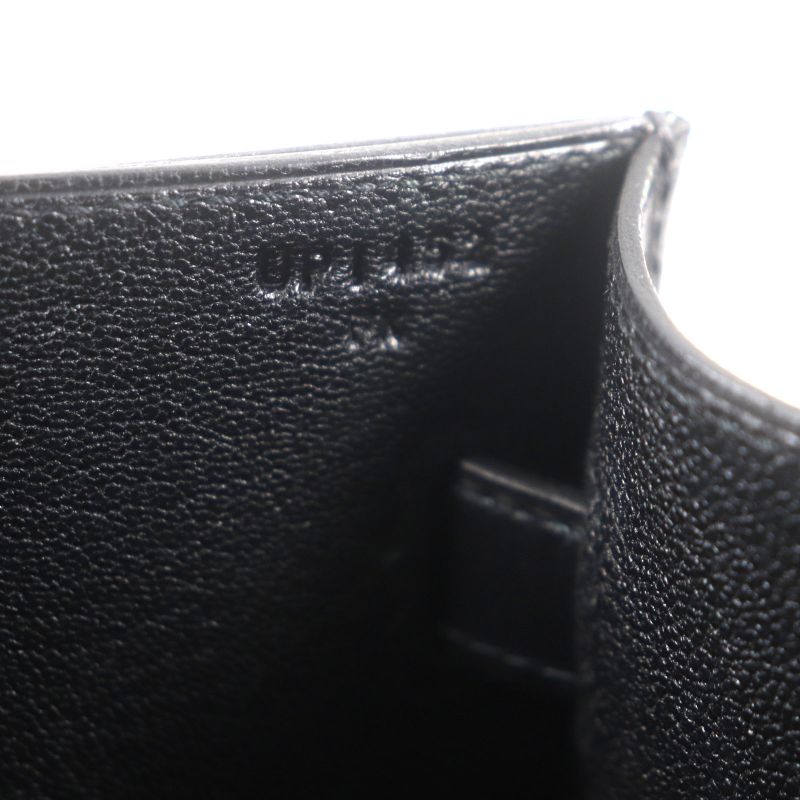  Hermes Kelly Depeche 25 Box Calf Leather Gold Hardware Clutch Bag Black U