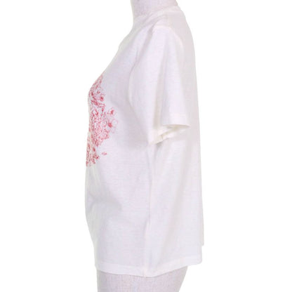 Christian DIOR 153t12da454 Cotton Linen Royaume D'amour Short Sleeve T-shirt