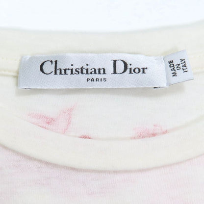 Christian DIOR 153t12da454 Cotton Linen Royaume D'amour Short Sleeve T-shirt