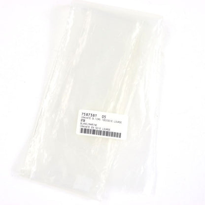 Hermes 758738t 100% Silk Block Check Regular Tie Bronn Marine Made In France