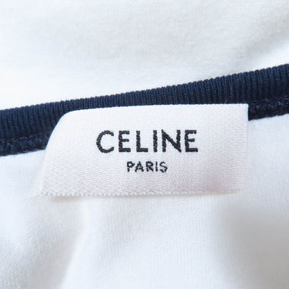 Celine 2x872671q 100% Cotton Eddy Period Celine Paris Triomphe Logo Print Crew