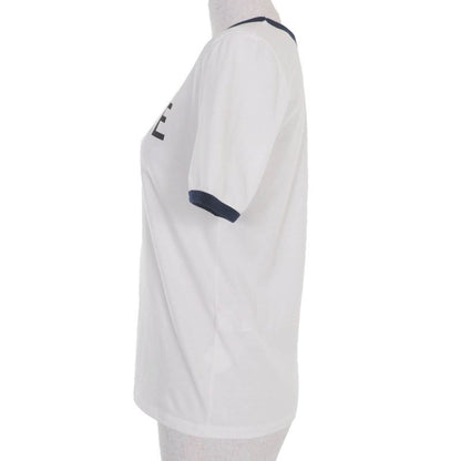 Celine 2x872671q 100% Cotton Eddy Period Celine Paris Triomphe Logo Print Crew