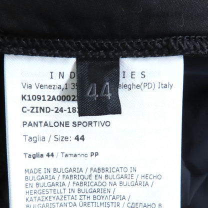 Moncler 2024 Pantalone Nylon Pants With Rubber Logo Patch Bottoms Black 44 Made