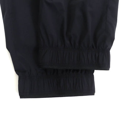 Moncler 2024 Pantalone Nylon Pants With Rubber Logo Patch Bottoms Black 44 Made