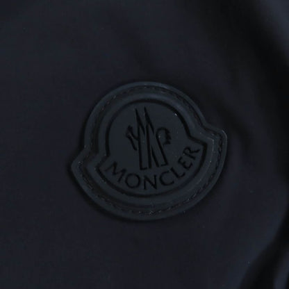Moncler 2024 Pantalone Nylon Pants With Rubber Logo Patch Bottoms Black 44 Made