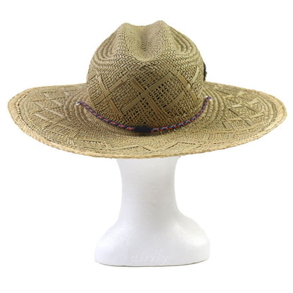 Prada 2024 2hc317 Triangle Logo Plate Triangle Logo Plate Large Straw Hat