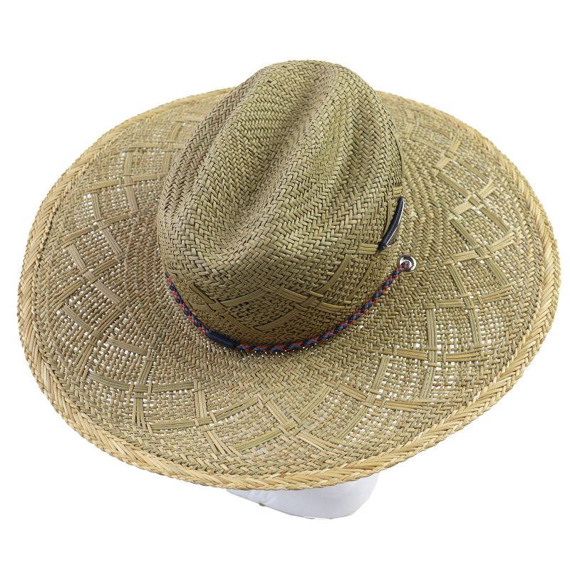 Prada 2024 2hc317 Triangle Logo Plate Triangle Logo Plate Large Straw Hat