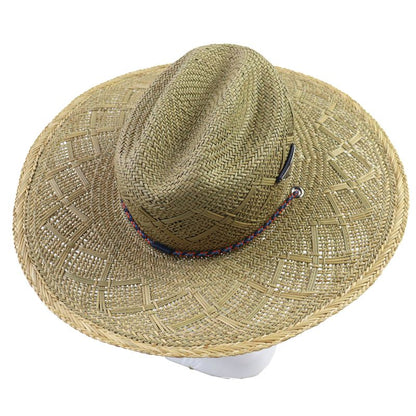 Prada 2024 2hc317 Triangle Logo Plate Triangle Logo Plate Large Straw Hat