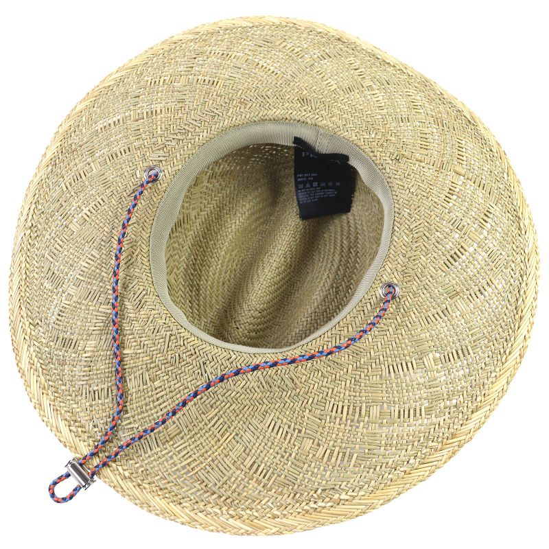 Prada 2024 2hc317 Triangle Logo Plate Triangle Logo Plate Large Straw Hat