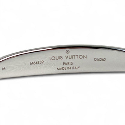 Louis Vuitton M64839 JONK Monogram Bu Scuff Set Bangle Silver M Made In Italy