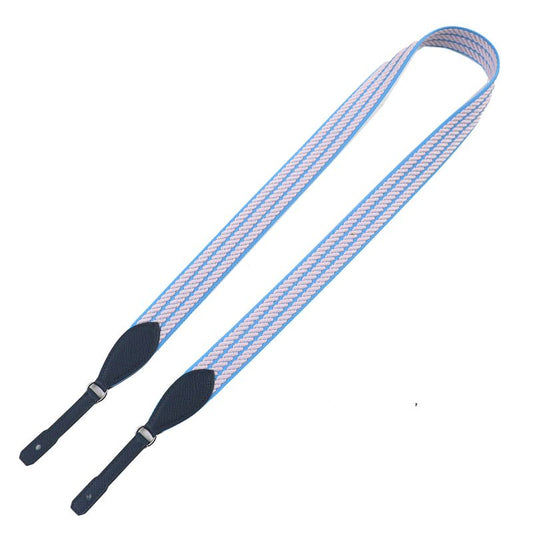 Hermes Caval Togo 25mm (0.98in) Canvas Leather Silver Hardware Shoulder Strap