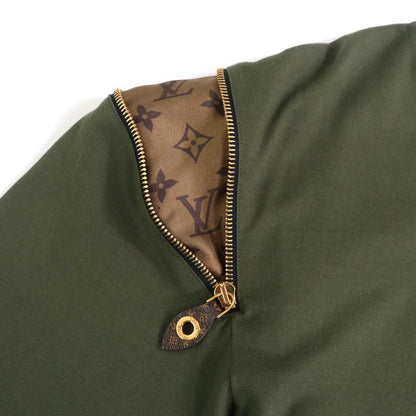 Louis Vuitton 23AW 100% Cotton Monogram Chain Decoration Zip Design Short