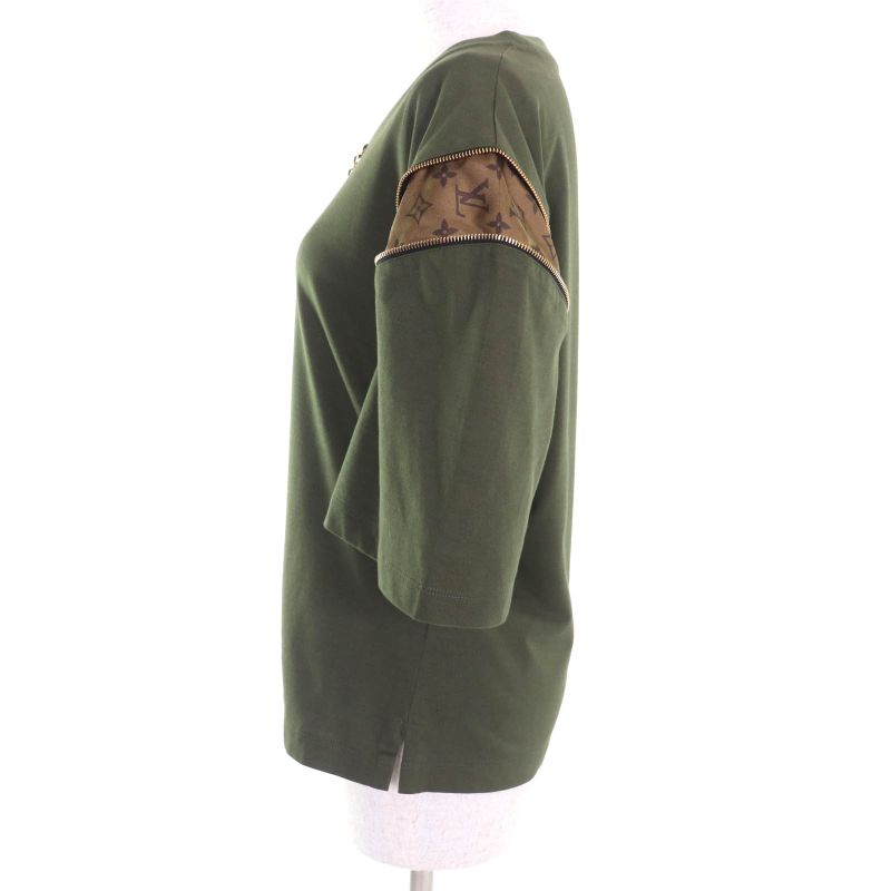 Louis Vuitton 23AW 100% Cotton Monogram Chain Decoration Zip Design Short