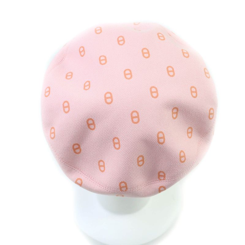 Hermes Saint Honore Serier Hardware Appendix Chaine D'ancre Allover Beret Hat