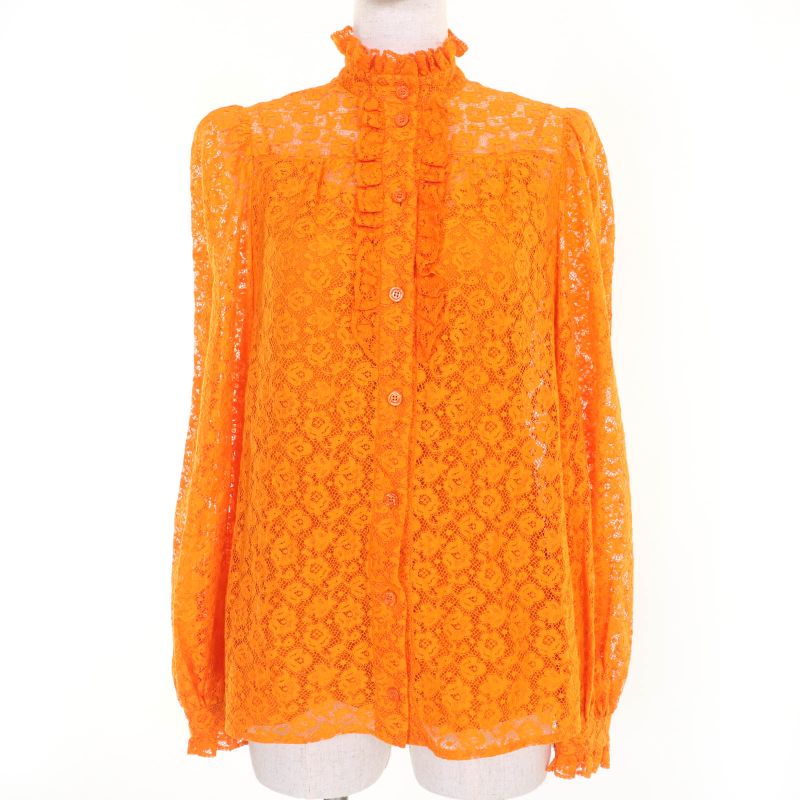 Gucci×the North FACE Gucci×the North Face 683878 Silk Blend Long Sleeve Shirt