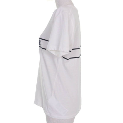 Christian DIOR 323t06a4414 100% Cotton Logo Embroidery Short Sleeve T-shirt