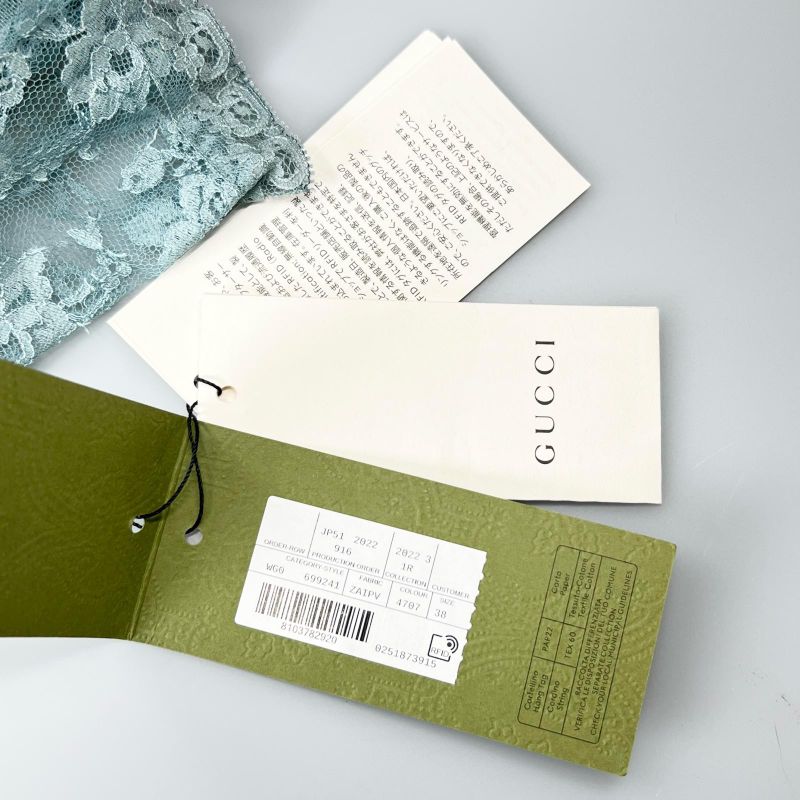 Gucci 22AW 699241 Floral Lace Asymmetrical Maxi Skirt Long Skirt Sac Blue 38