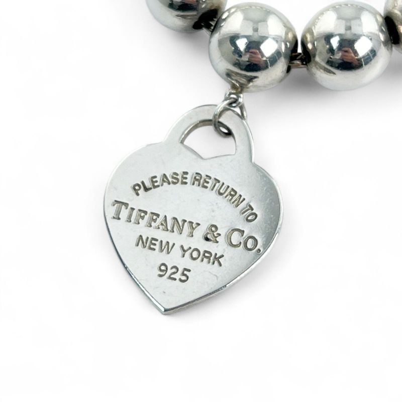 Tiffany & Co Tiffany & Co Hardware Sv925 Heart Tag Ball Chain Bracelet