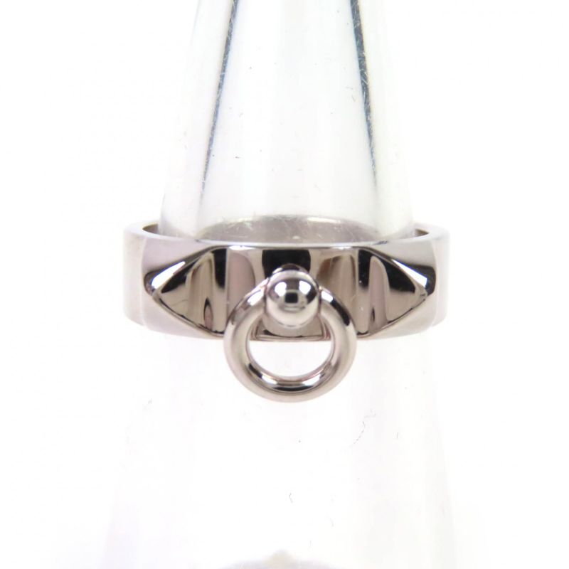 Hermes 2024 24ak147567 Collier De Chien PM Ag925 Ring Silver 51 Size Approx 11