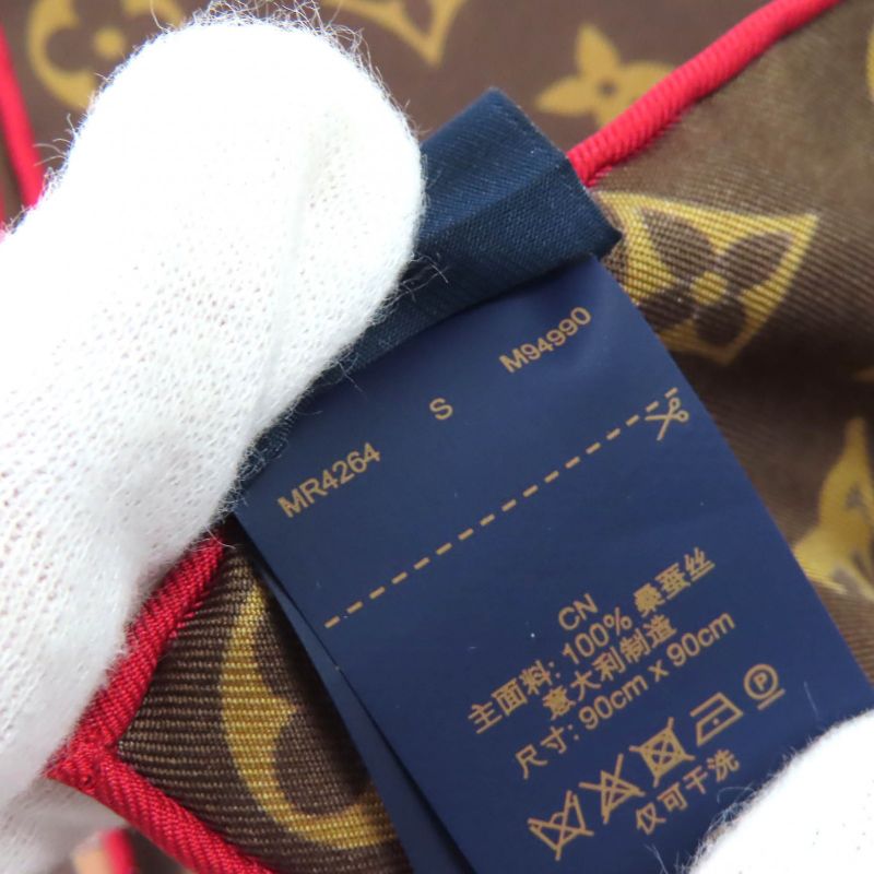 Louis Vuitton 2024 M94990 Carré 90 Neverfull Scarf 100% Silk Cles 90 X 90cm