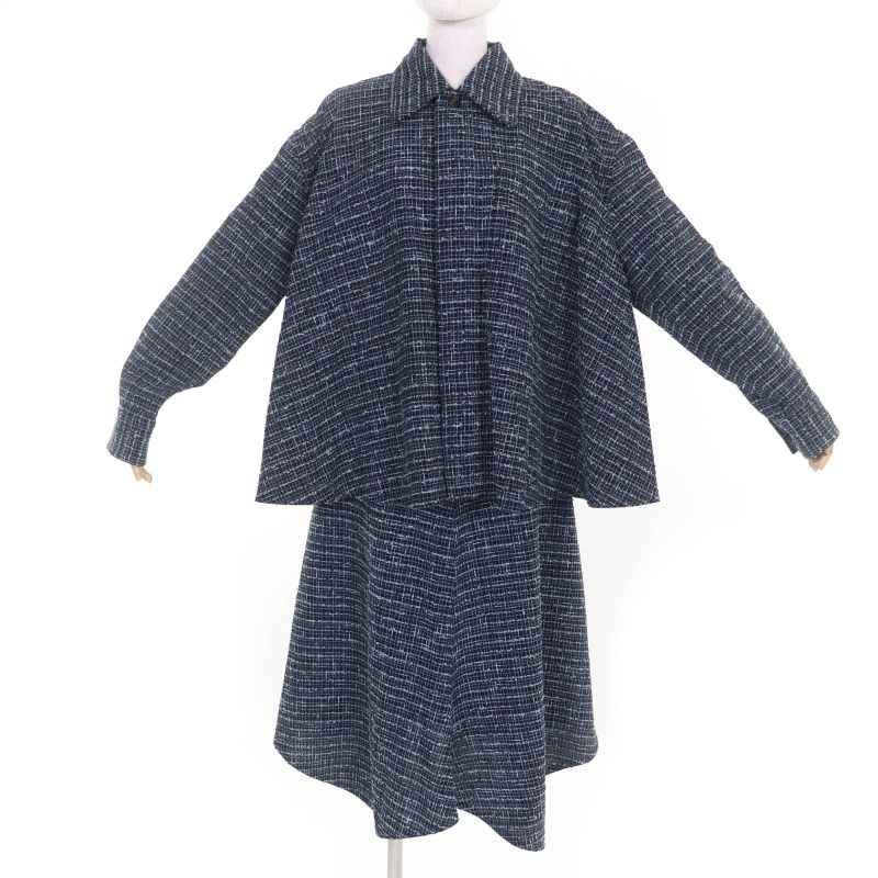 Bottega Veneta 2024 793098 791149 Tweed Jacket And Skirt Setup