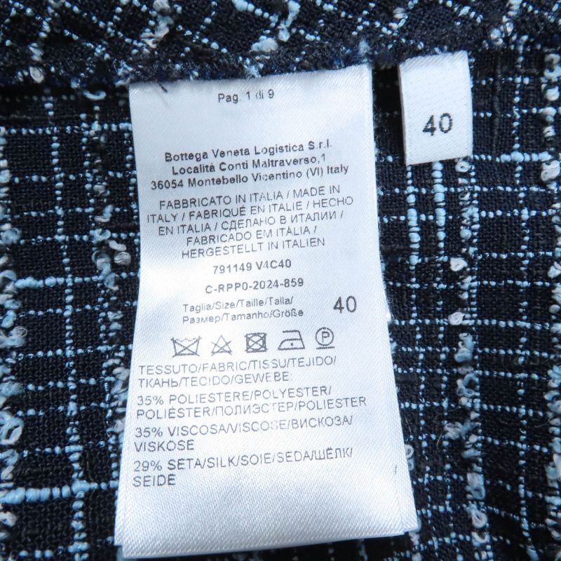 Bottega Veneta 2024 793098 791149 Tweed Jacket And Skirt Setup