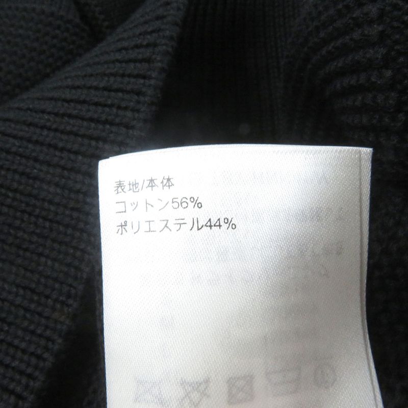 Louis Vuitton 24SS Damier Crew Neck Long Sleeve Knit Sweater Black M Made In