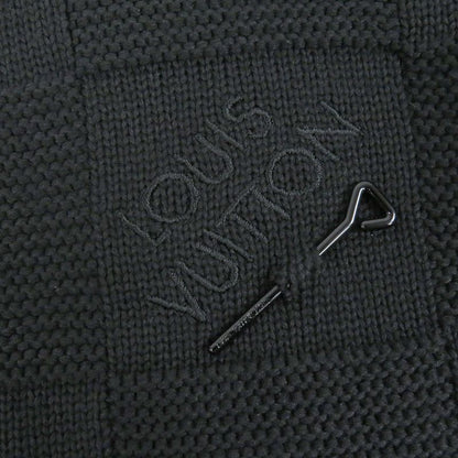 Louis Vuitton 24SS Damier Crew Neck Long Sleeve Knit Sweater Black M Made In