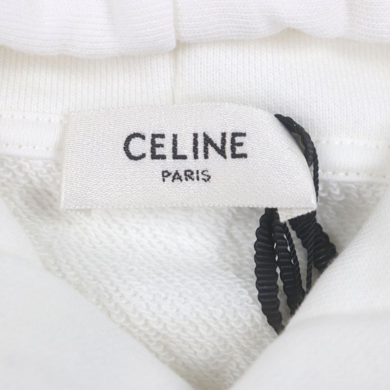 Celine 2y753670q 100% Cotton Eddy Period Gradient Logo Loose Hoodie Pullover