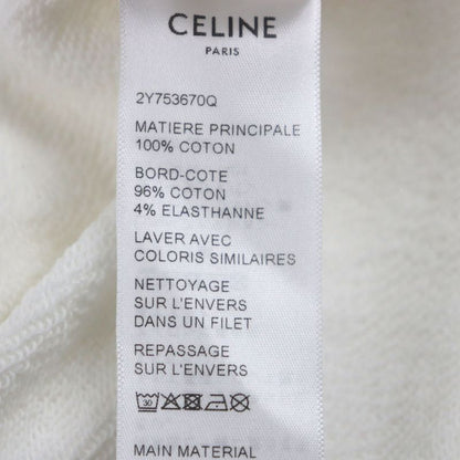 Celine 2y753670q 100% Cotton Eddy Period Gradient Logo Loose Hoodie Pullover
