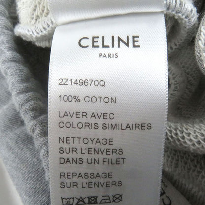 Celine 21SS 2z149670q 100% Cotton Logo Studded Sweat Shorts Grey S Made In