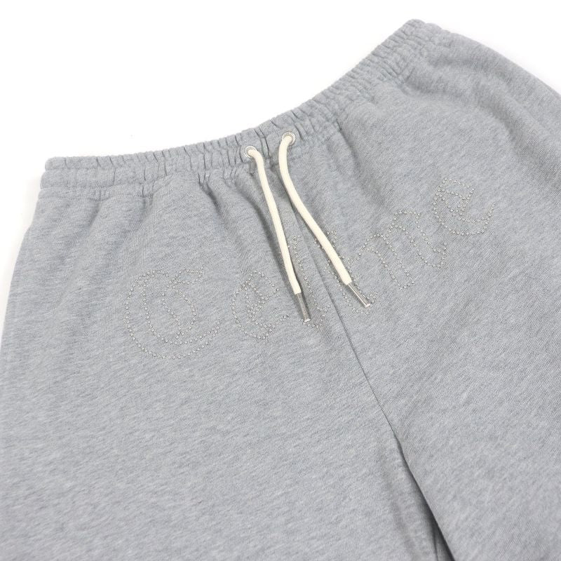Celine 21SS 2z149670q 100% Cotton Logo Studded Sweat Shorts Grey S Made In
