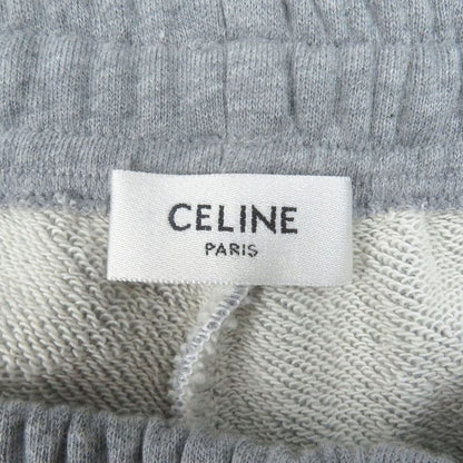 Celine 21SS 2z149670q 100% Cotton Logo Studded Sweat Shorts Grey S Made In
